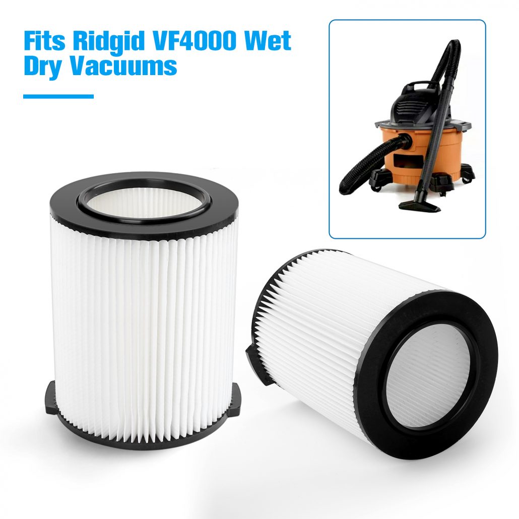 Housmile Replacement Filter Ridgid VF4000 Vacs Compatible with Ridgid 5-20 Gallon Wet or Dry Vacuums