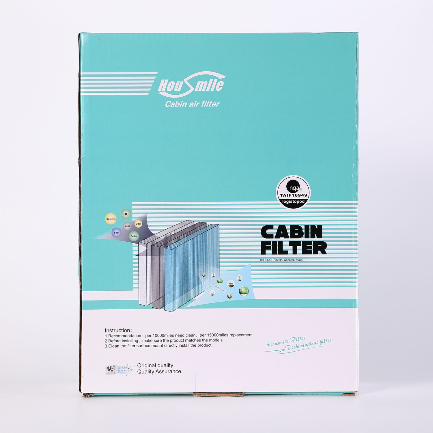 Housmile Premium Cabin Air Filter Replacement for FRAM CF10134,epauto